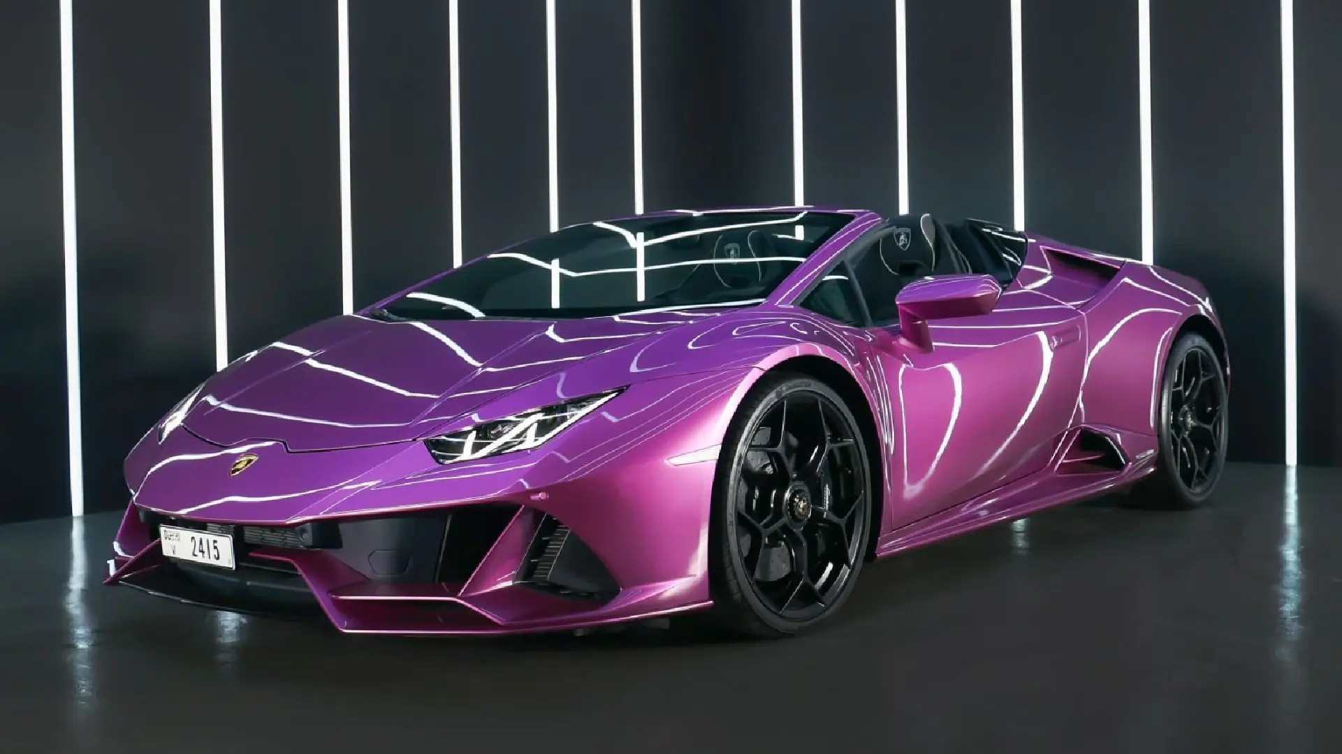 Lamborghini Huracan Evo Spyder Purple