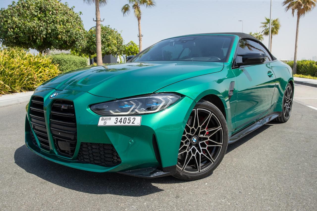 BMW M4 Competition Convertible Green