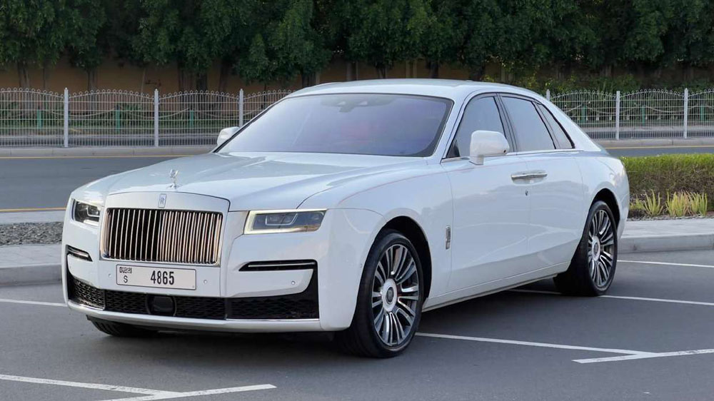 Rolls Royce Ghost White Interio Orange 