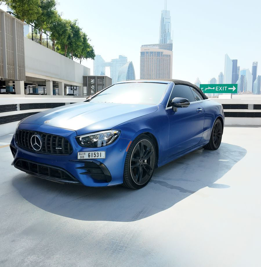 Mercedes E53 Blue