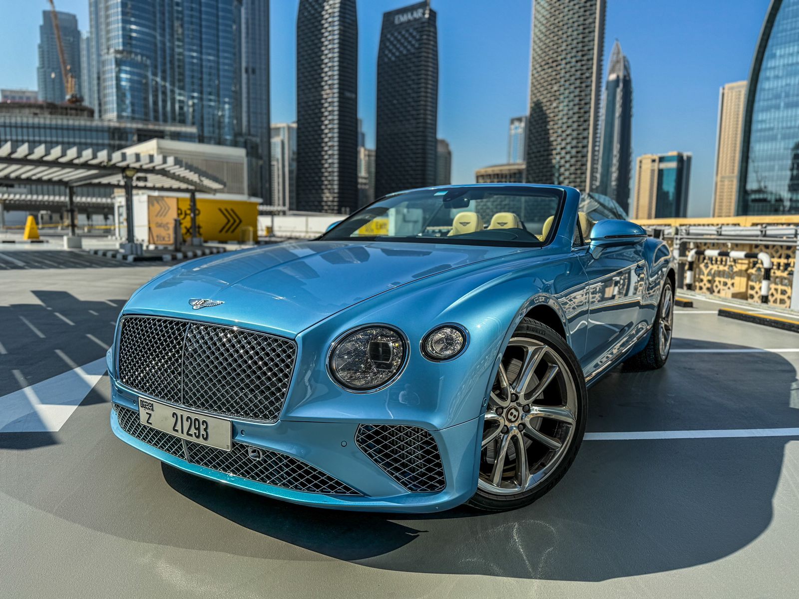 Bentley Continental GTC Blue