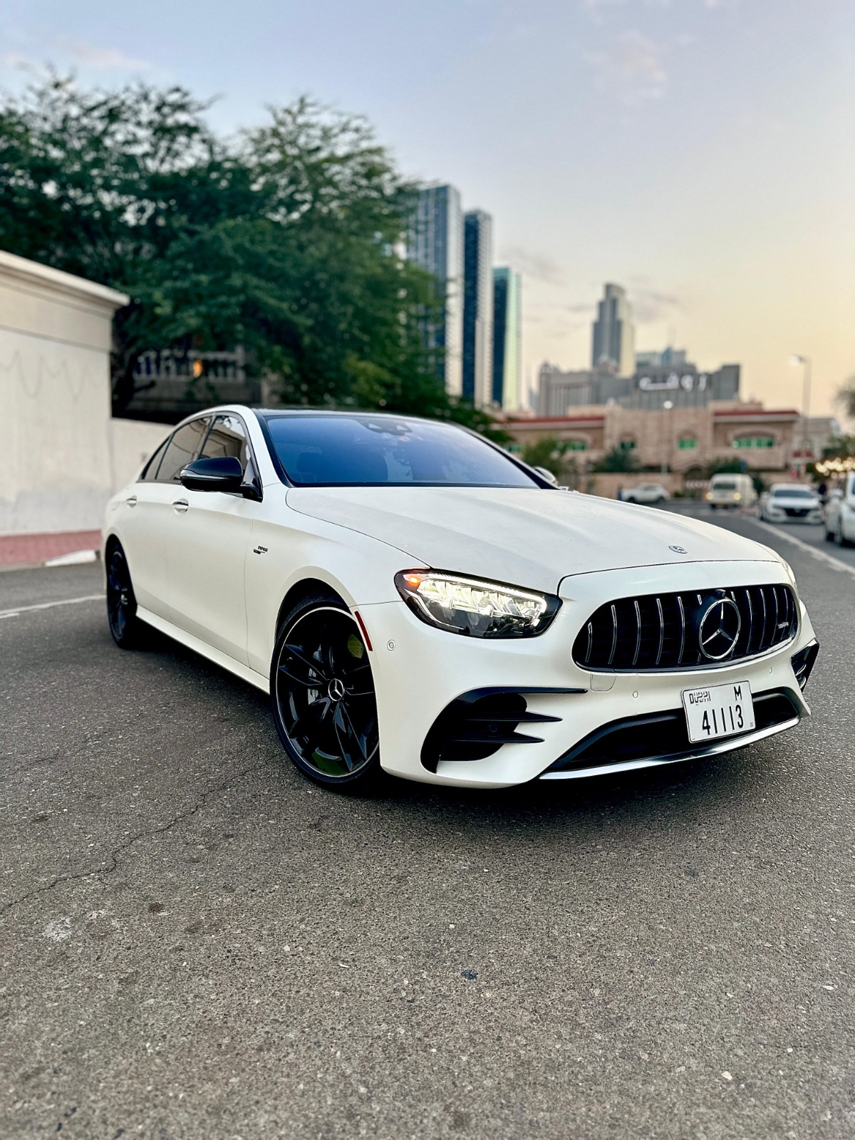 Mercedes Benz AMG E53 S biturbo white
