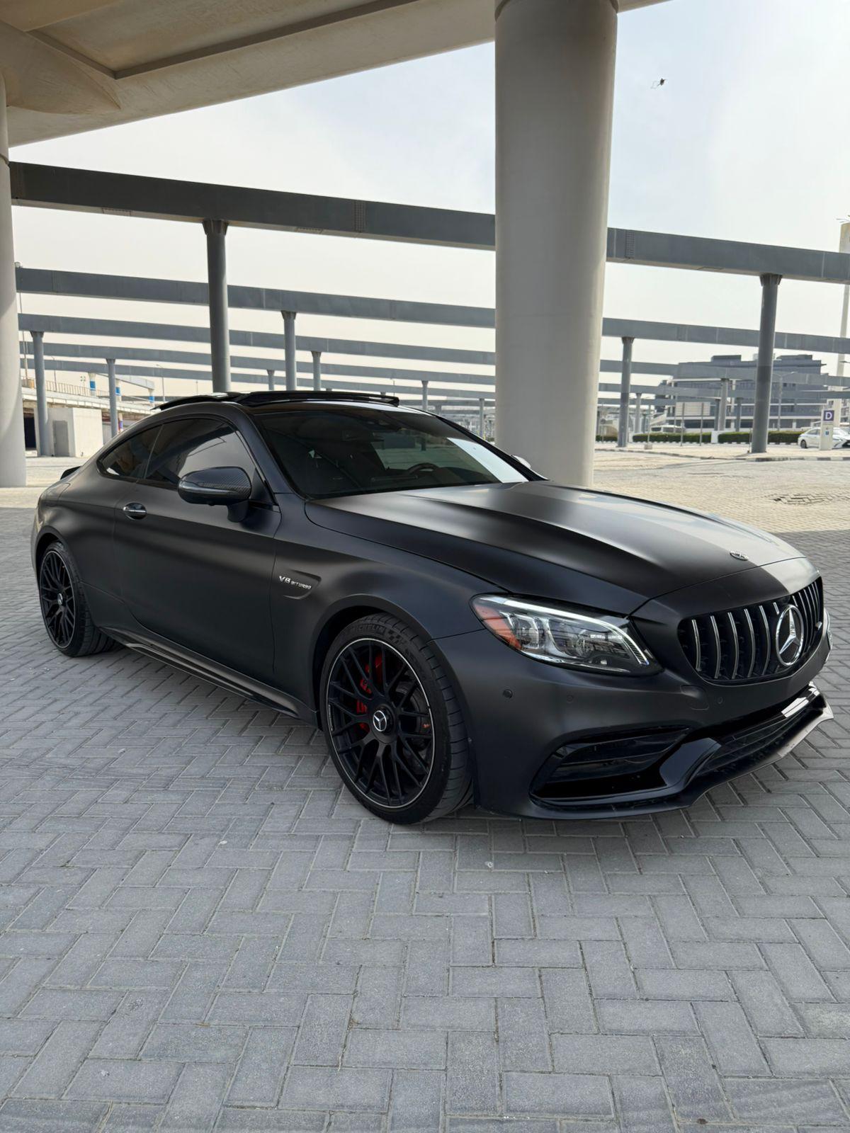 Mercedes Benz AMG C63 S Coupe Matte Black