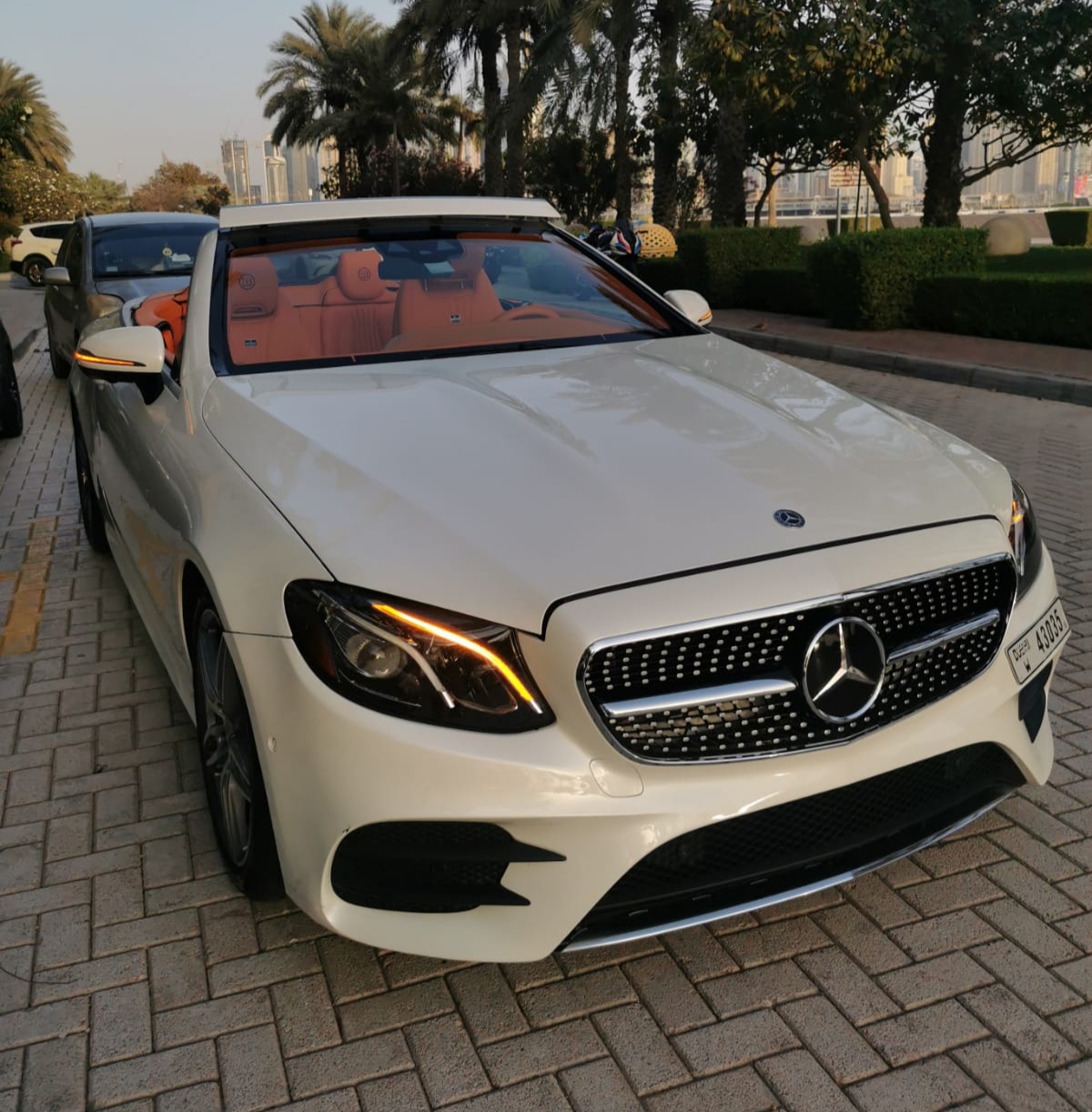 Mercedes E450 Convertible White