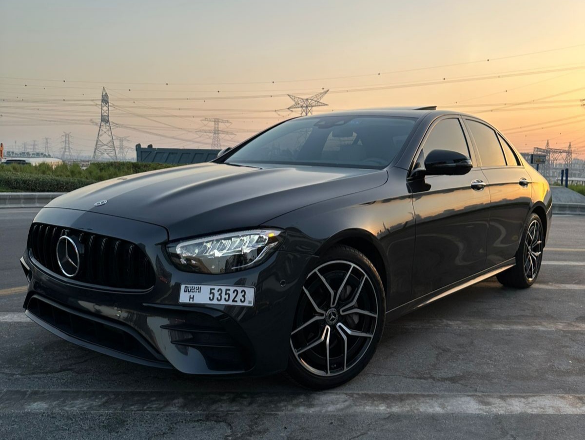 Mercedes Benz E350  Kit63 Black  2023 Hire dubai