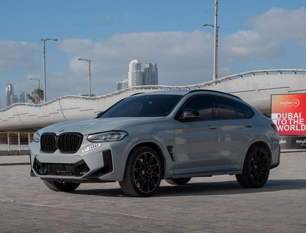 BMW X4 M Competition Grey  2024 Hire dubai