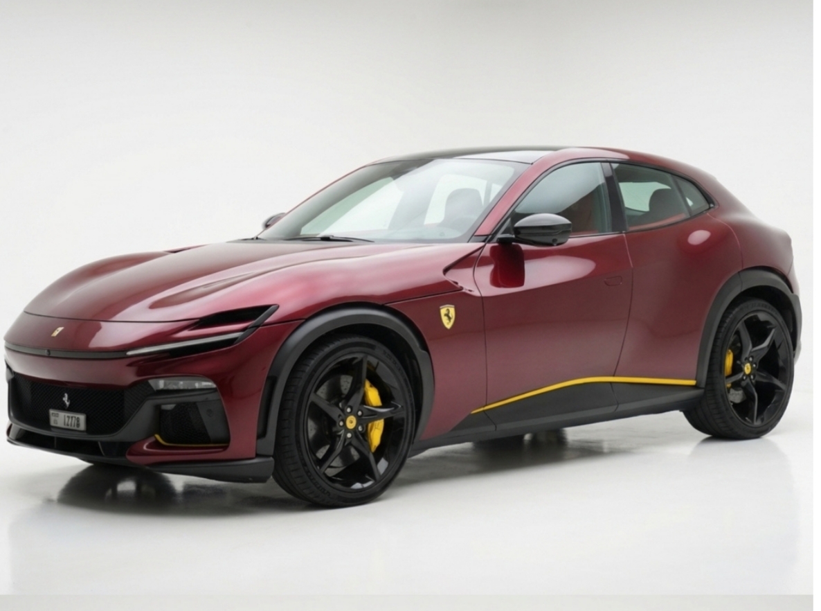 Ferrari Purosangue V12 Red  2025 Hire dubai