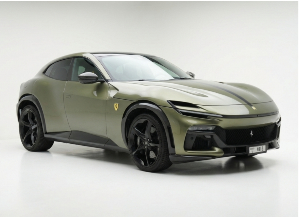 Ferrari Purosangue V12 Green  2025 Hire dubai