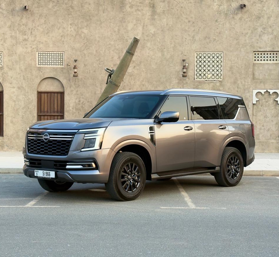 Nissan Patrol Titanium Silver 2026  2026 Hire dubai