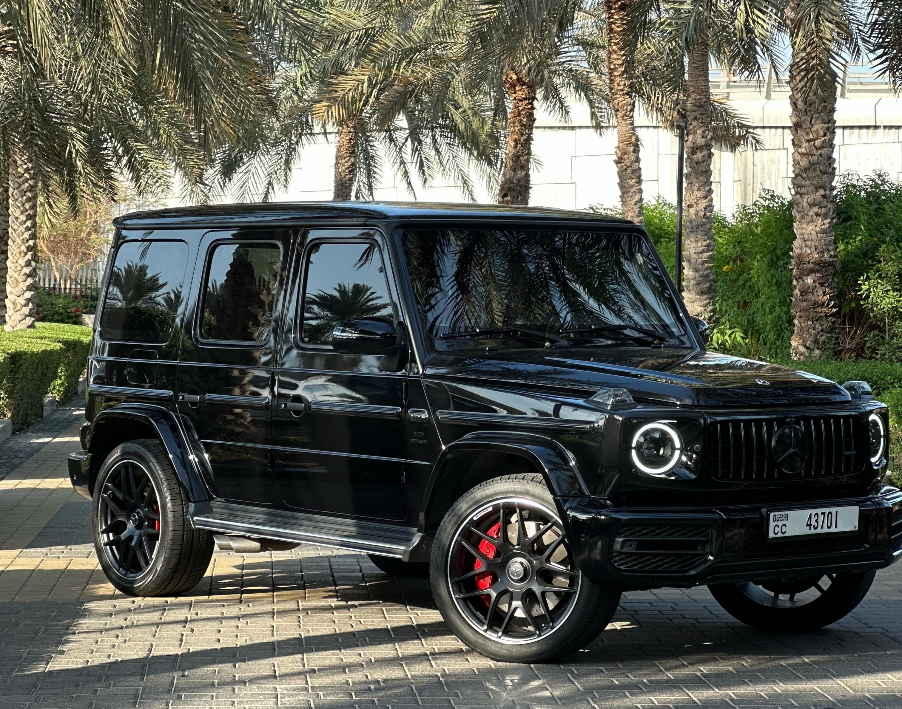 Mercedes G63 G-wagon Black  2024 Hire dubai