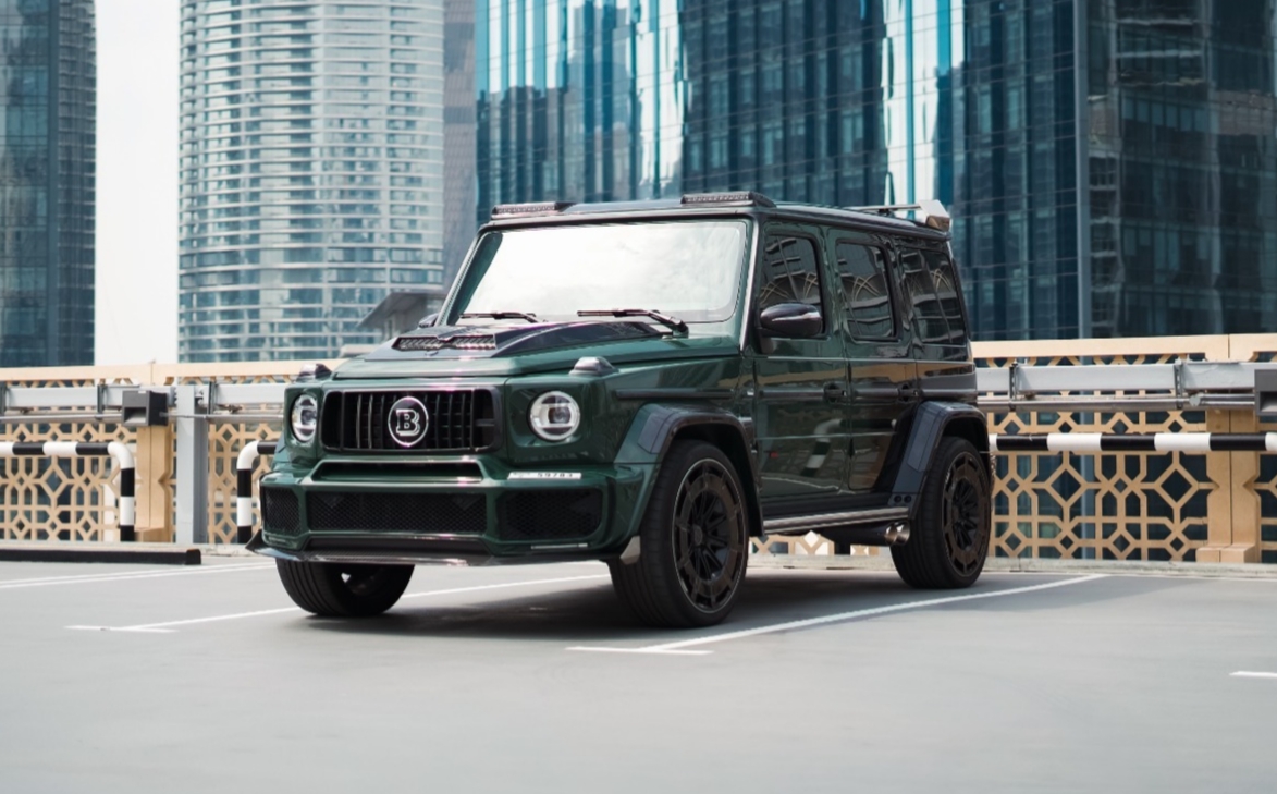 Mercedes-Benz G-Class Brabus G900 Green  2024 Hire dubai