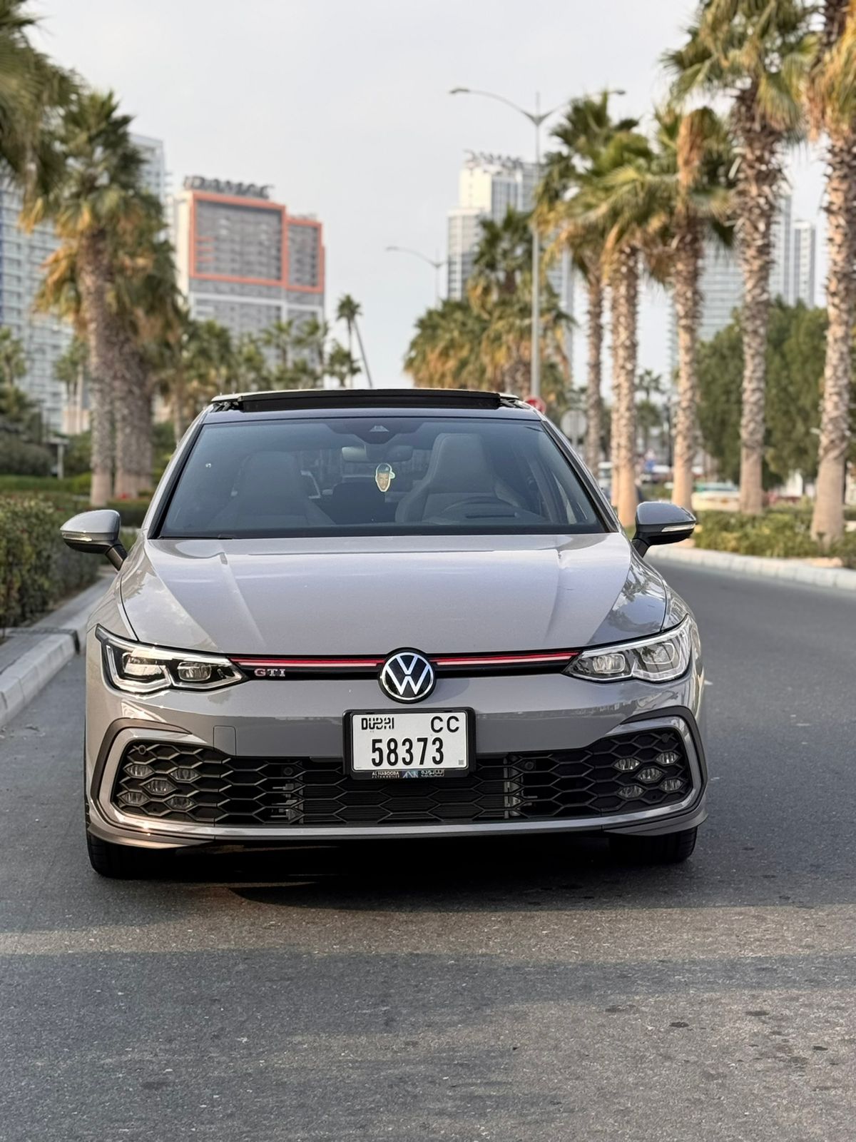 Volkswagen Golf GTI Grey Good Price  2025 Hire dubai