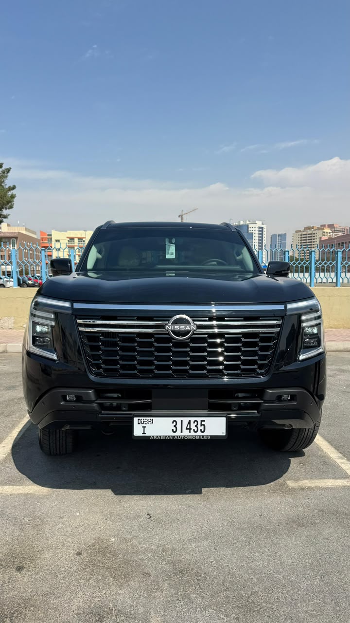 Nissan Patrol Platinum Black without Deposit 40% Off  2026 Hire dubai