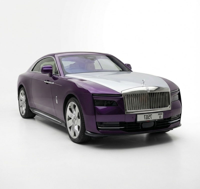 Rolls Royce Spectre Purple  | Luxury Coupe   2024 Hire dubai
