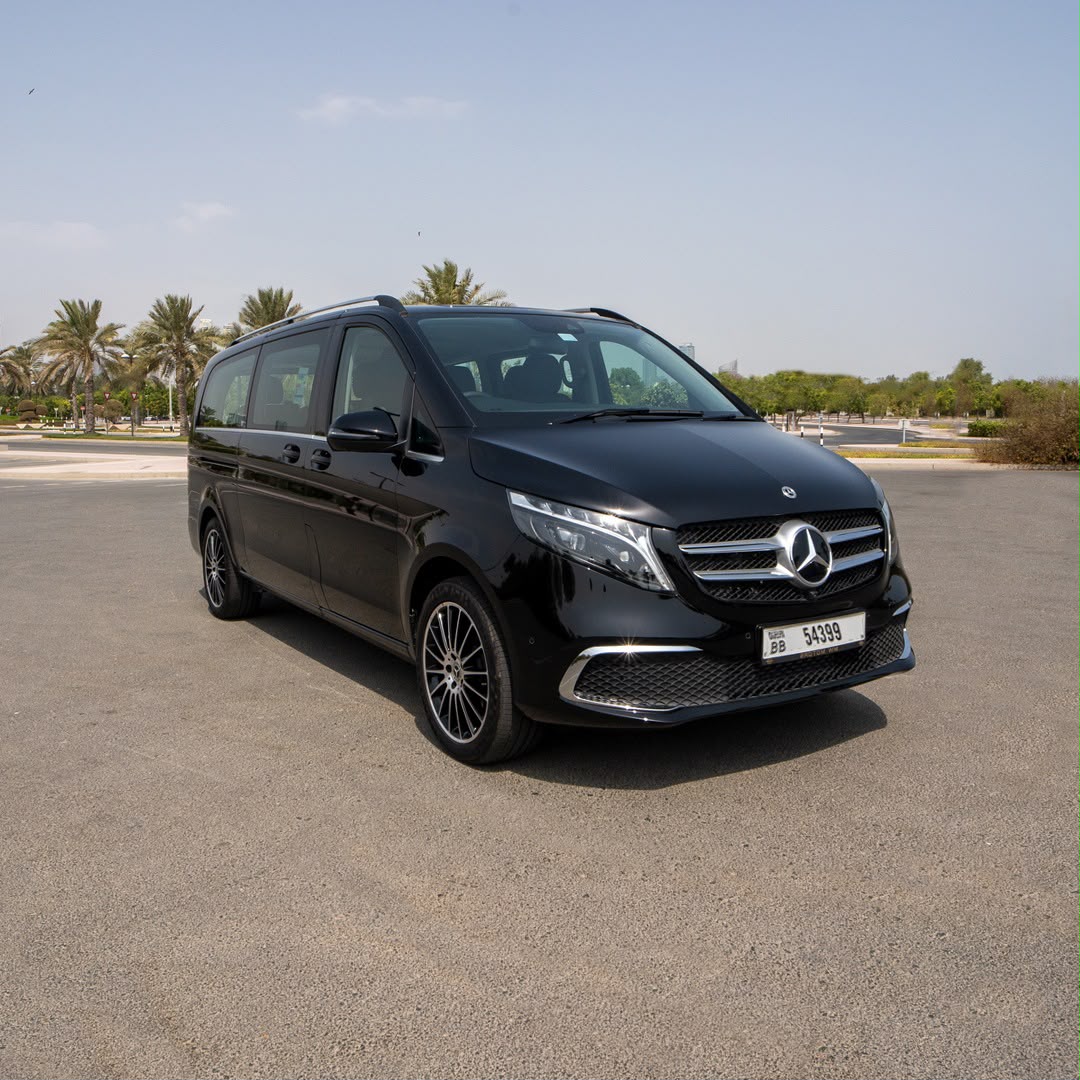 Hire mercedes vito black 7 seaters 2024 near me  2024 Hire dubai
