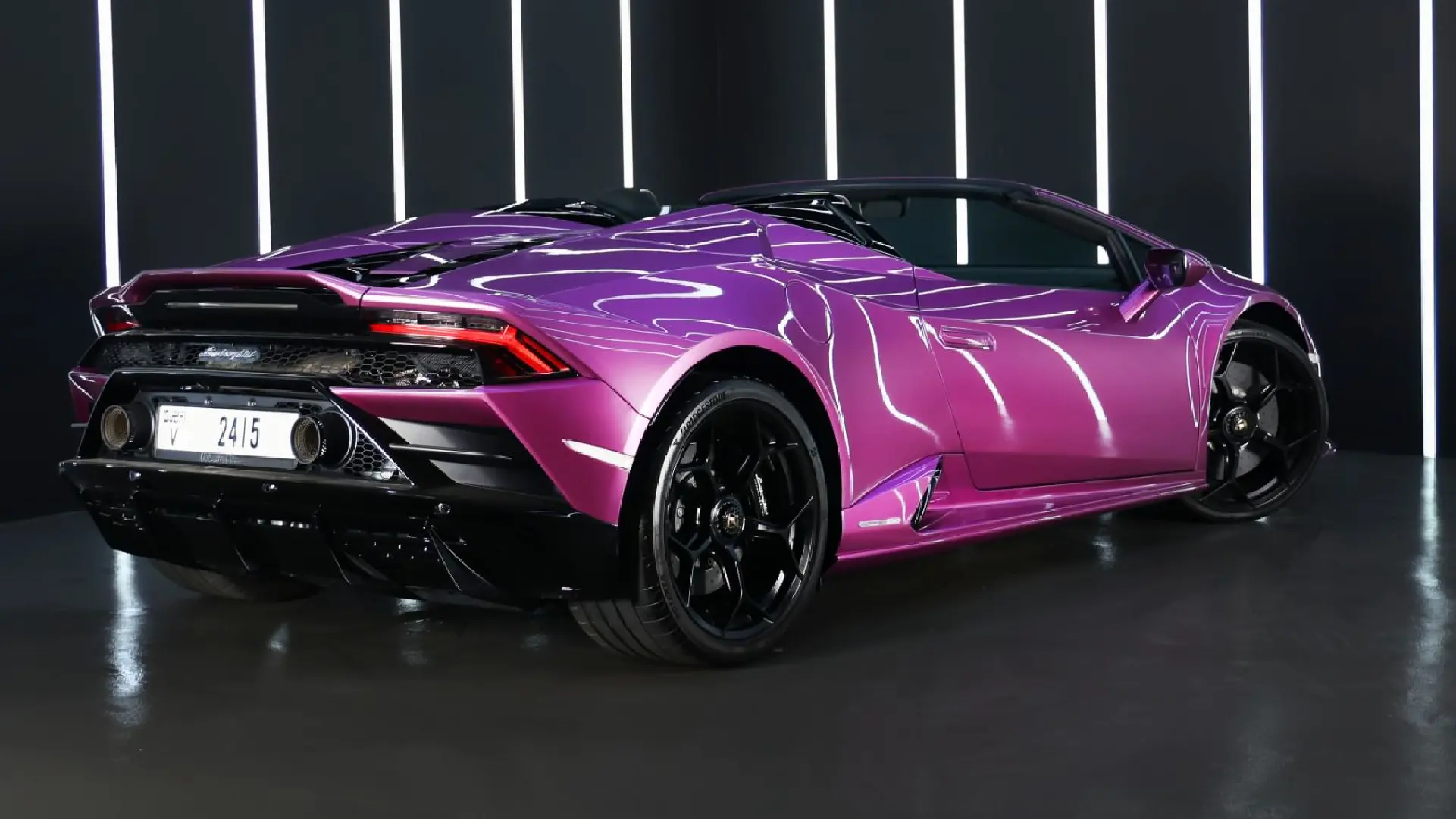 Rent Lamborghini Evo PURPLE 2023 in Dubai , UAE 