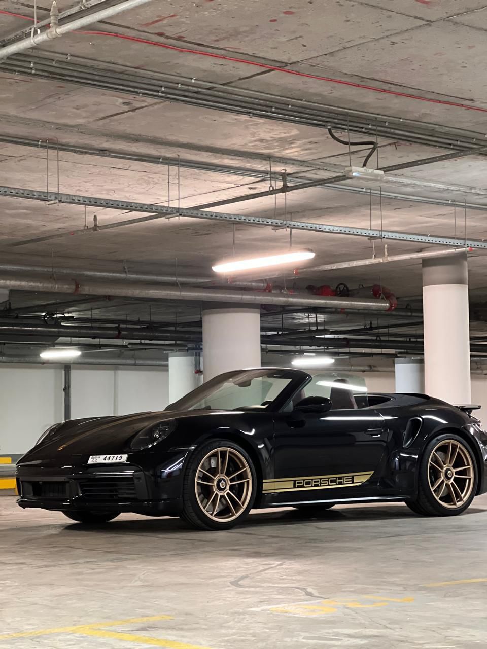 Rent Porsche 911 Turbo s BLACK 2023 in Dubai , UAE 