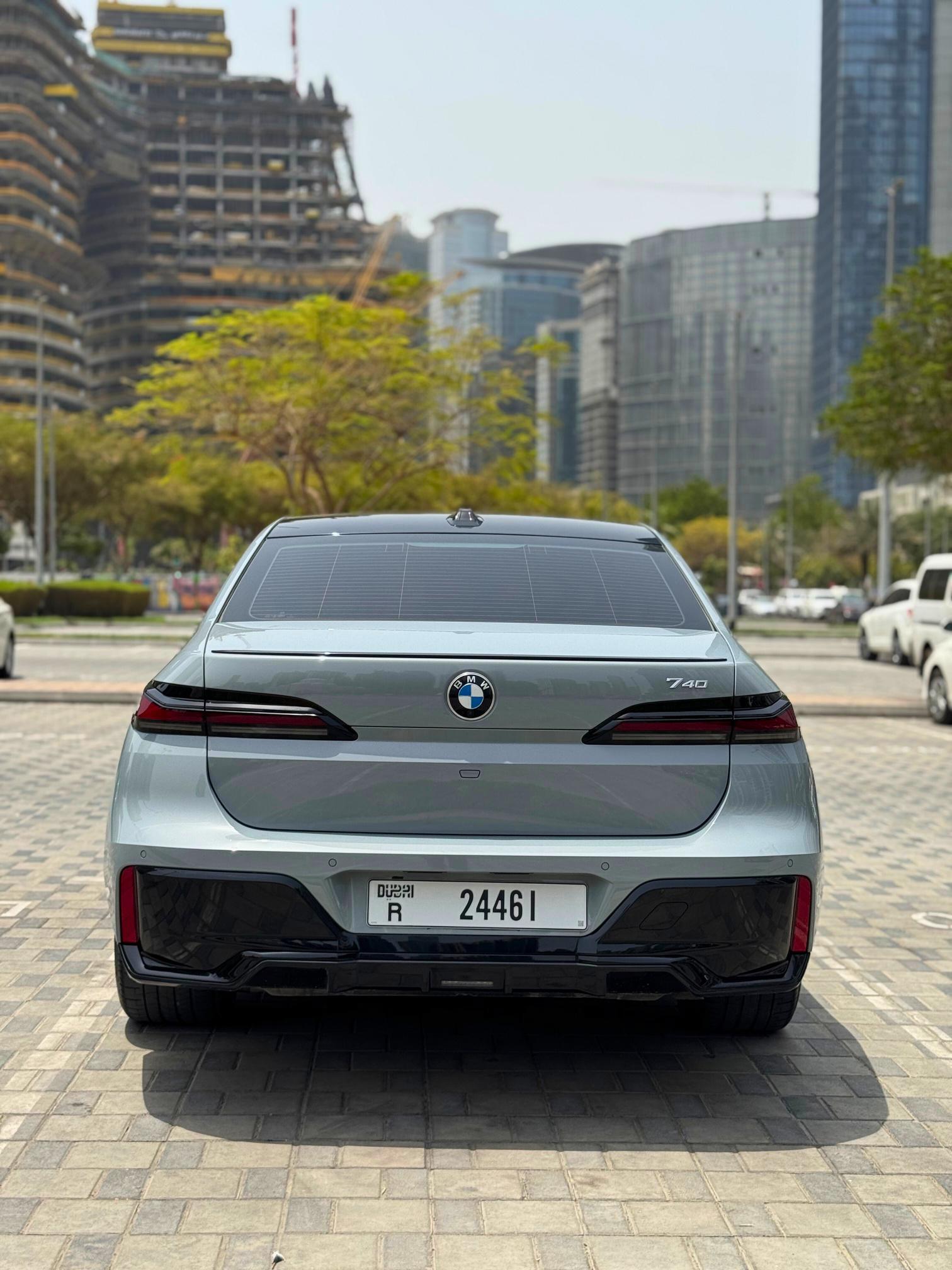 Rent Bmw Series 7 Nardo Grey 2023 in Dubai , UAE 
