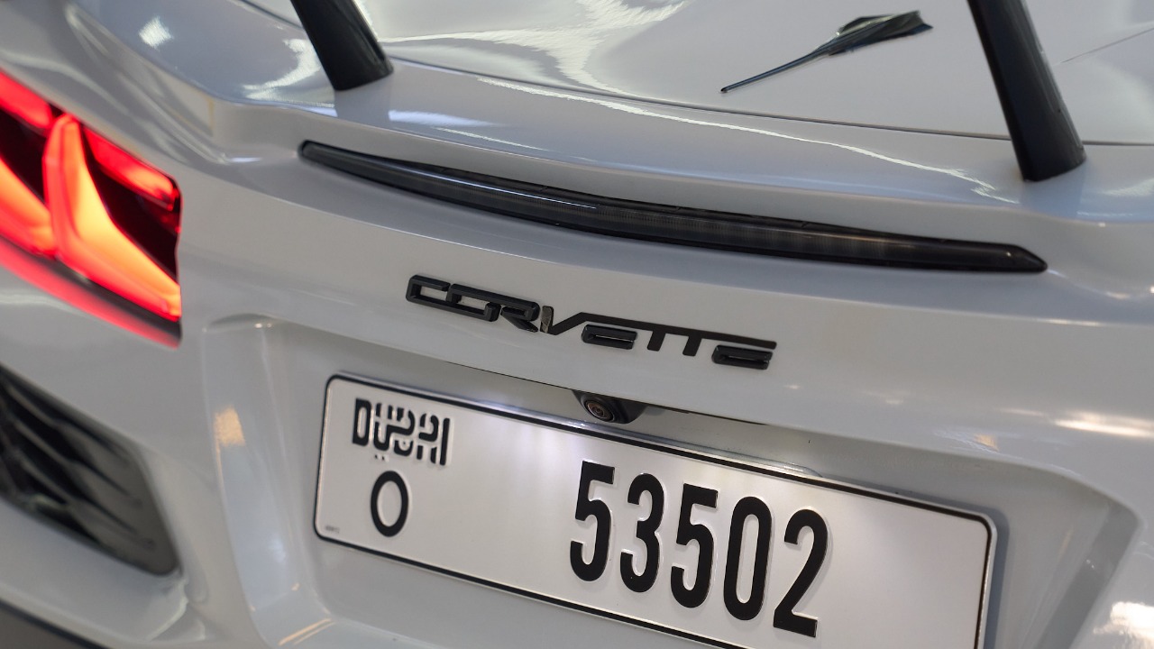 Rent Chevrolet Corvette WHITE 2023 in Dubai , UAE 
