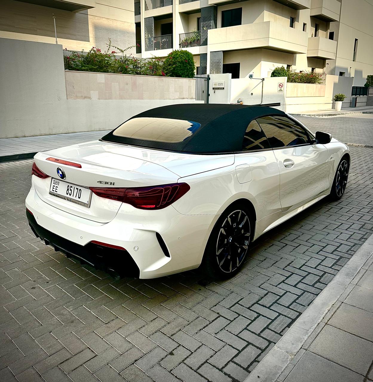 Rent Bmw Series 4 WHITE 2025 in Dubai , UAE 