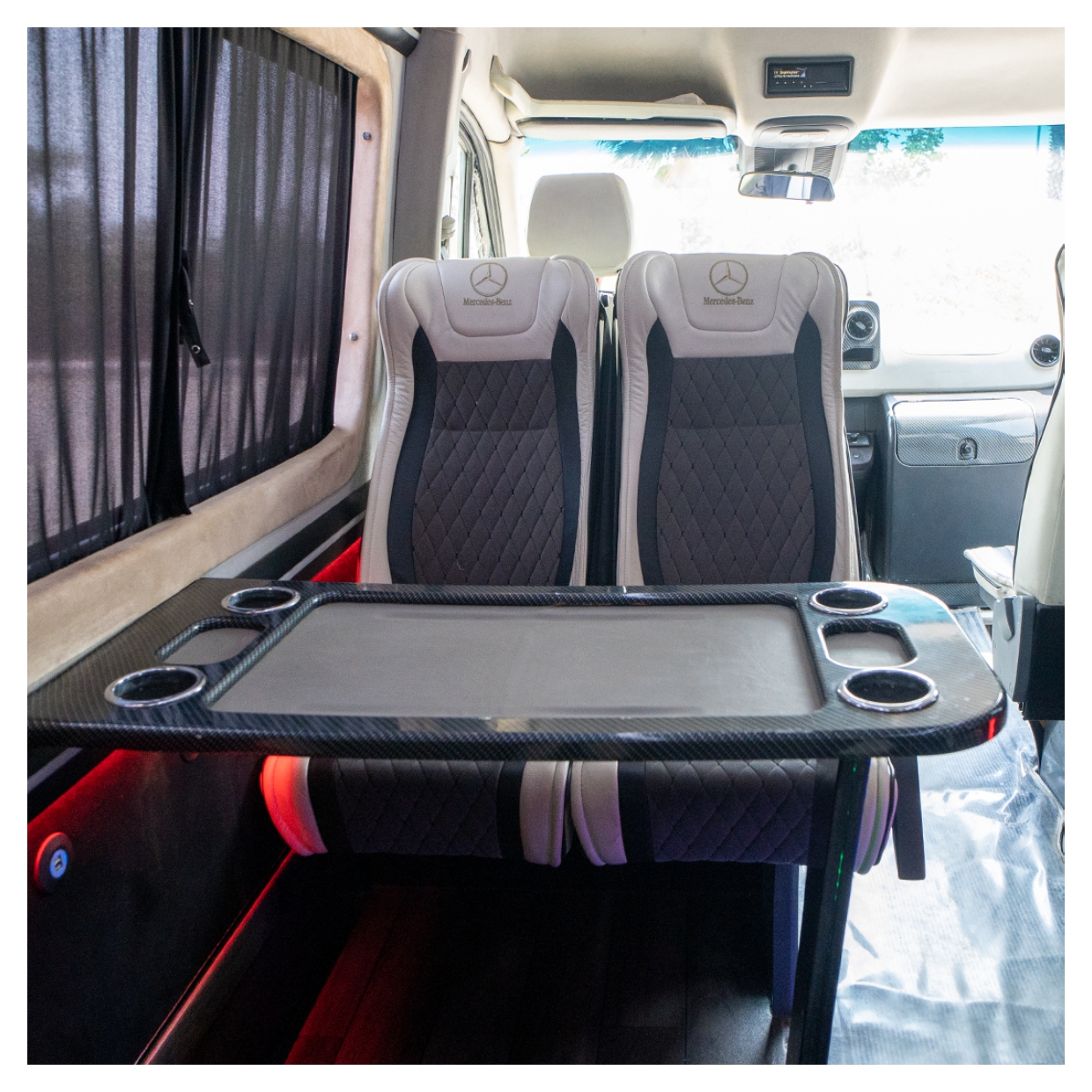 Rent VIP Sprinter 16 Seater BLACK 2025 with chauffeur in Dubai , UAE 