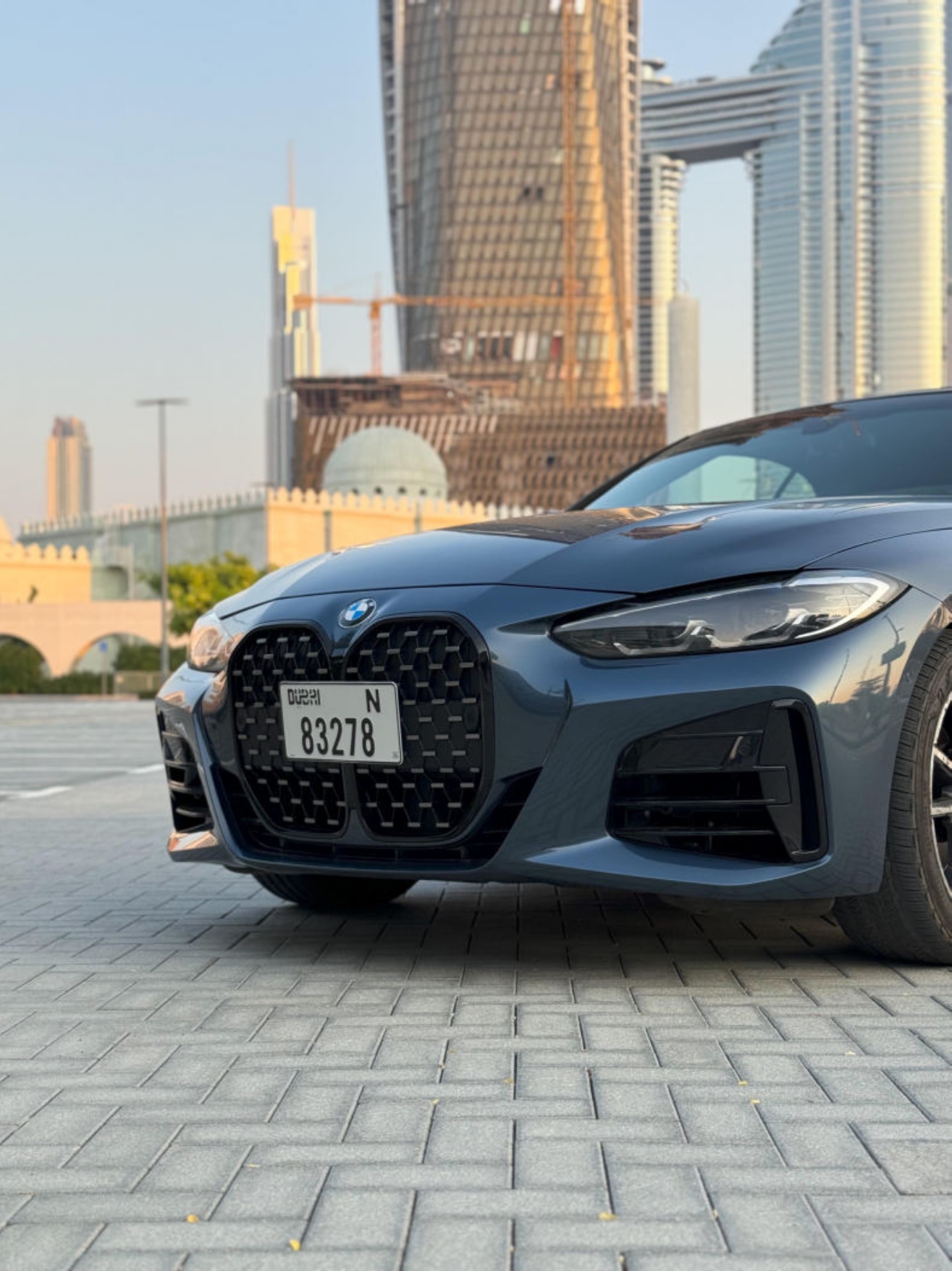 Rent Bmw Series 4 BLUE 2023 in Dubai , UAE 