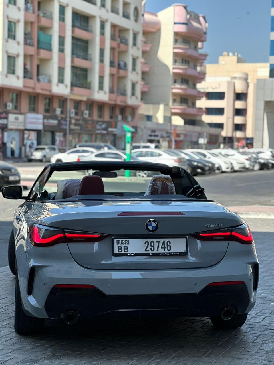 Rent Bmw Series 4 GREY 2025 in Dubai , UAE 