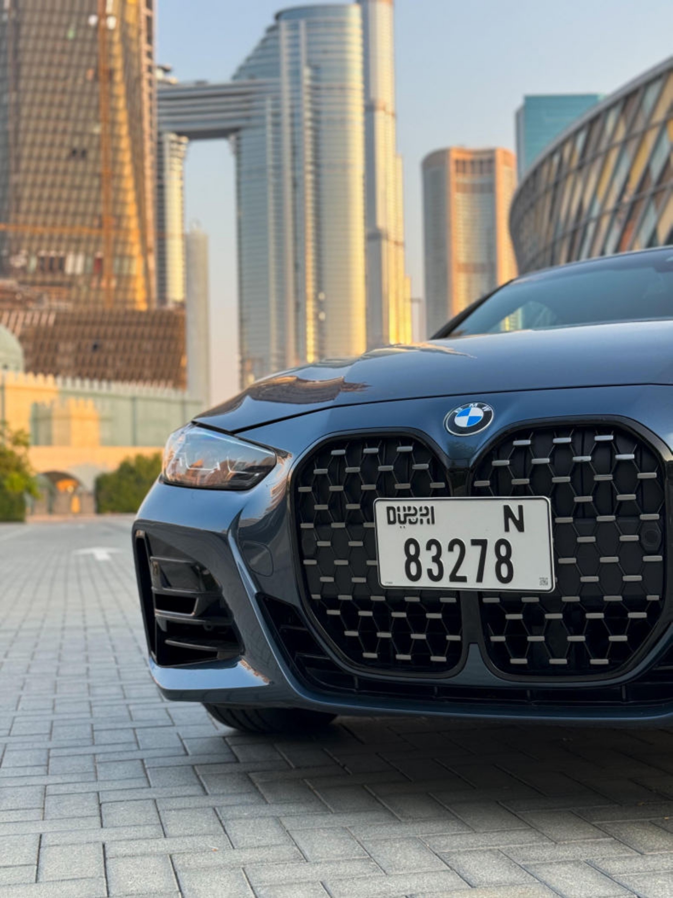 Rent Bmw Series 4 BLUE 2023 in Dubai , UAE 
