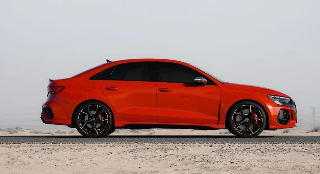 Rent Audi Rs3 RED 2022 in Dubai , UAE 