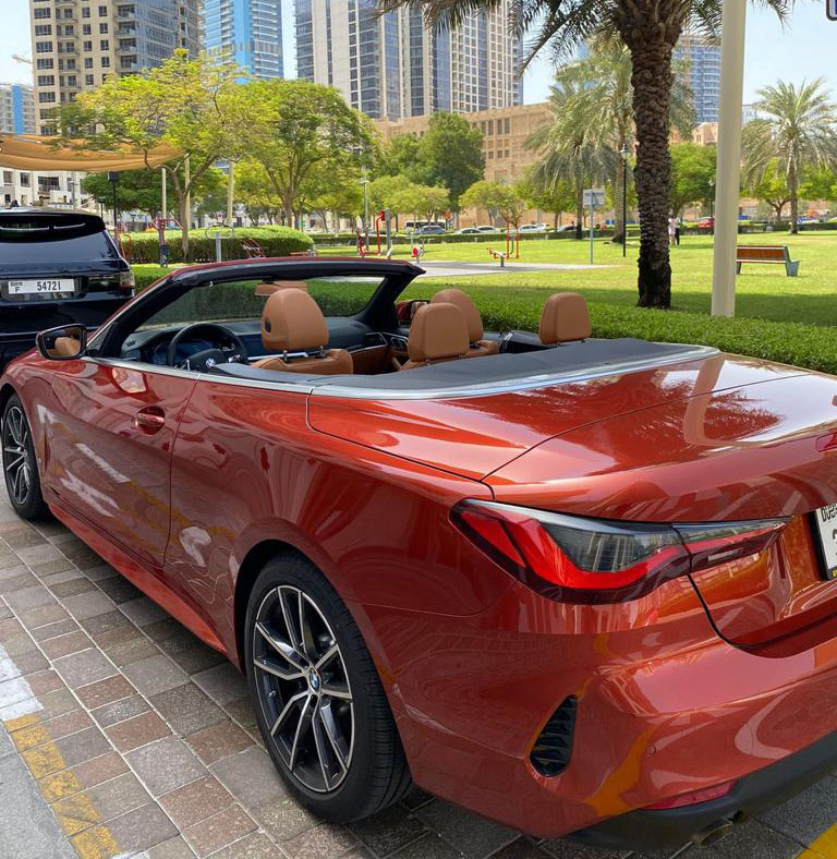 Rent Bmw Series 3 RED 2023 in Dubai , UAE 