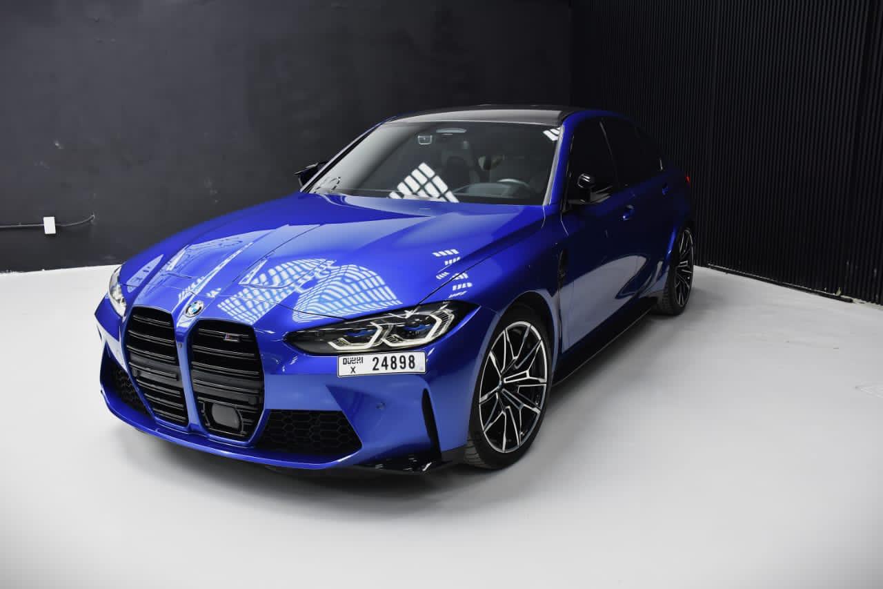 Rent Bmw Series m BLUE 2022 in Dubai , UAE 
