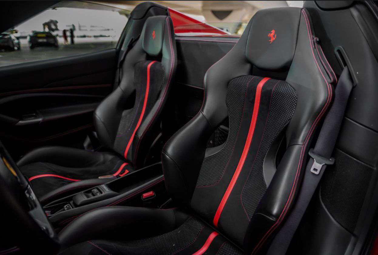 Rent Ferrari F8 RED  in Dubai , UAE 