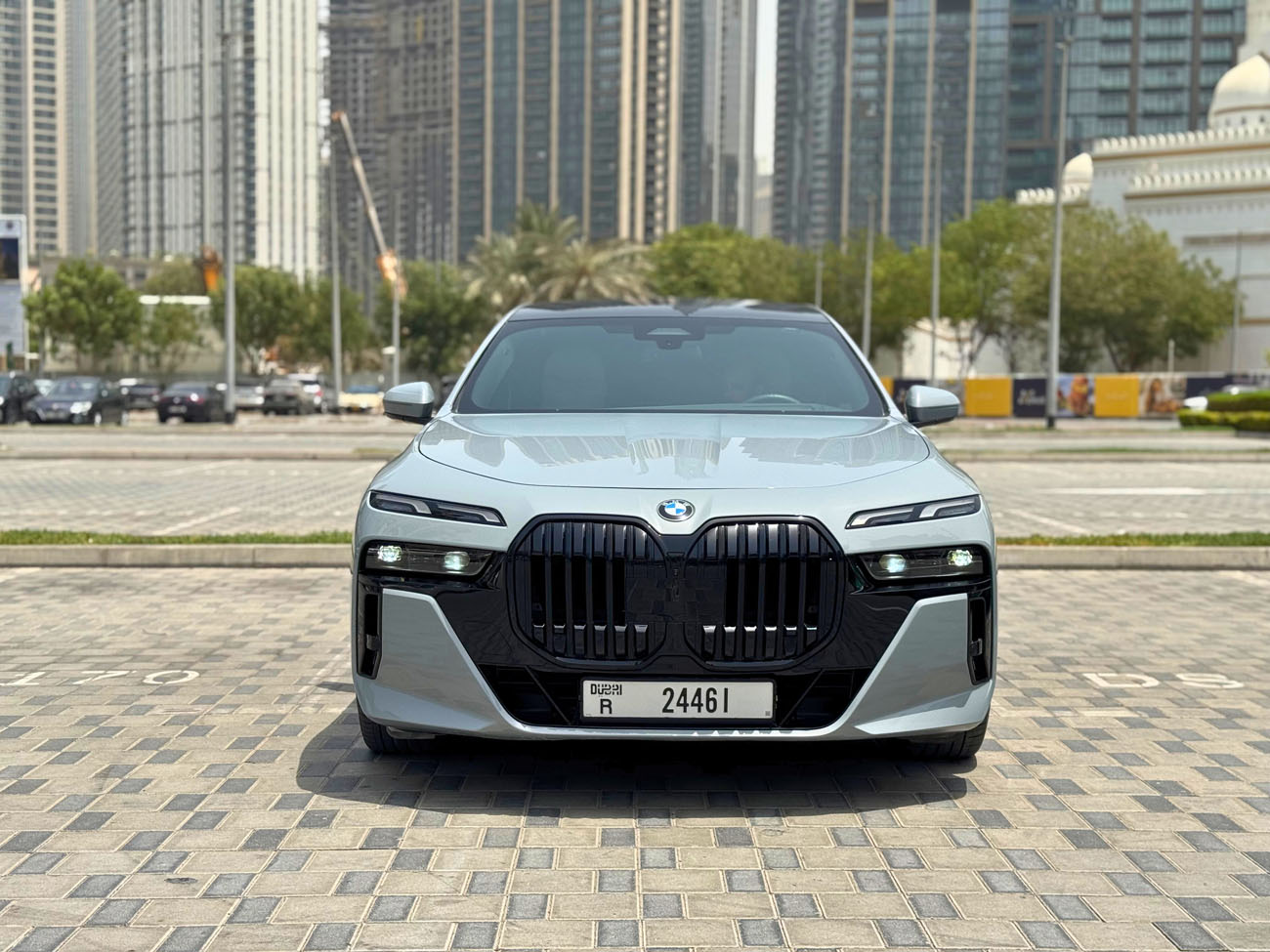 Rent Bmw Series 7 GREY 2024 in Dubai , UAE 