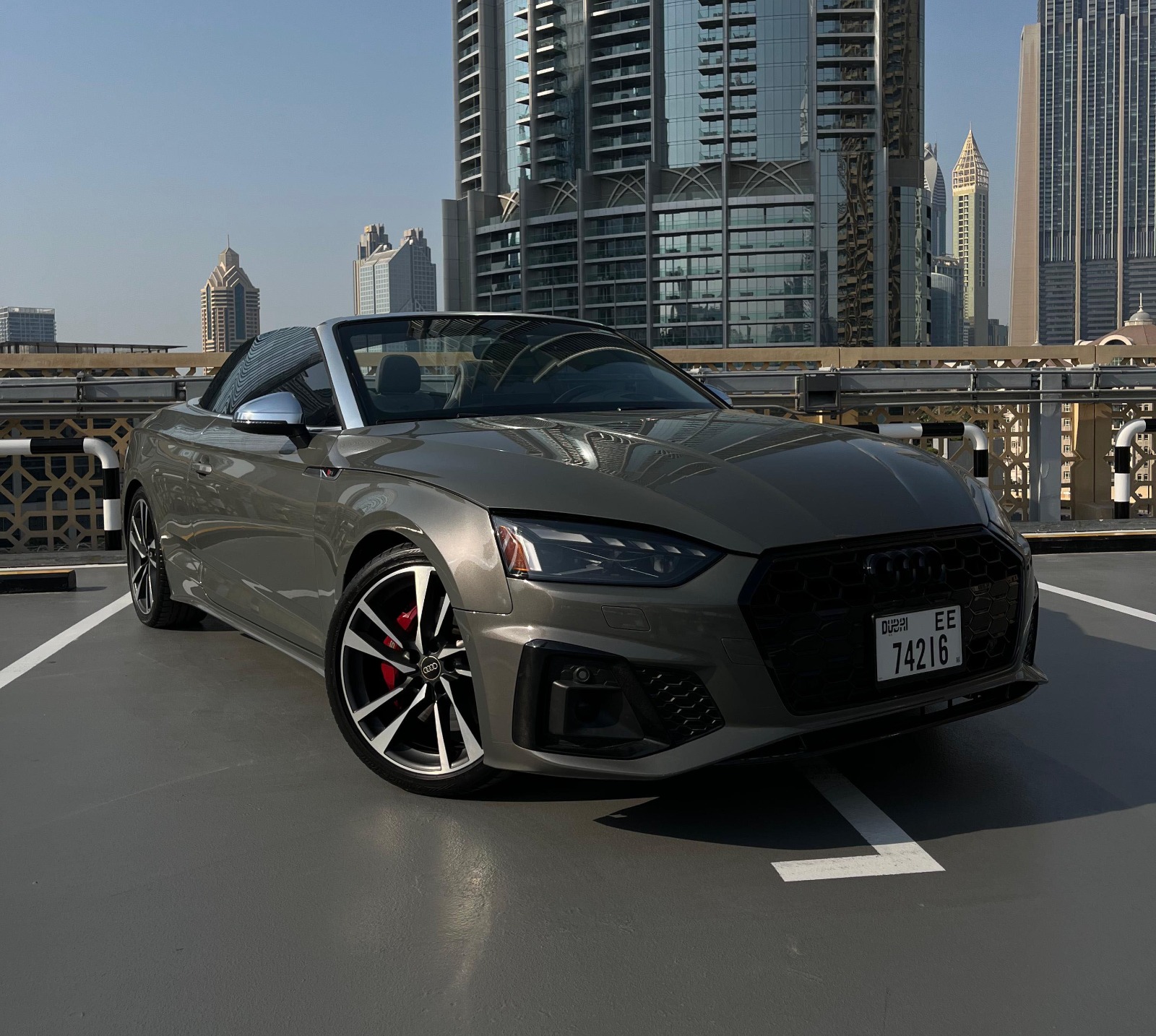 Rent Audi A5 BROWN 2023 in Dubai , UAE 