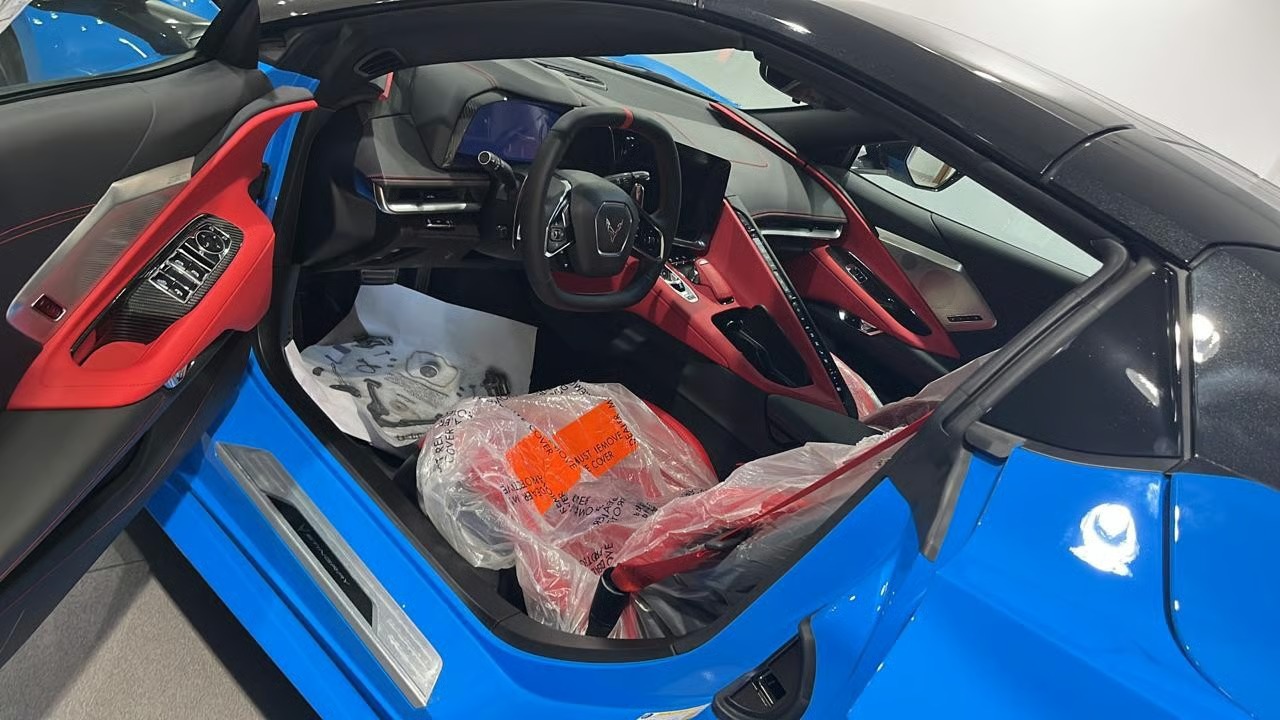 Rent Chevrolet Corvette BLUE 2023 in Dubai , UAE 