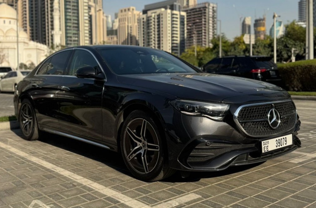 Rent Mercedes-Benz E-class BLACK 2025 in Dubai , UAE 