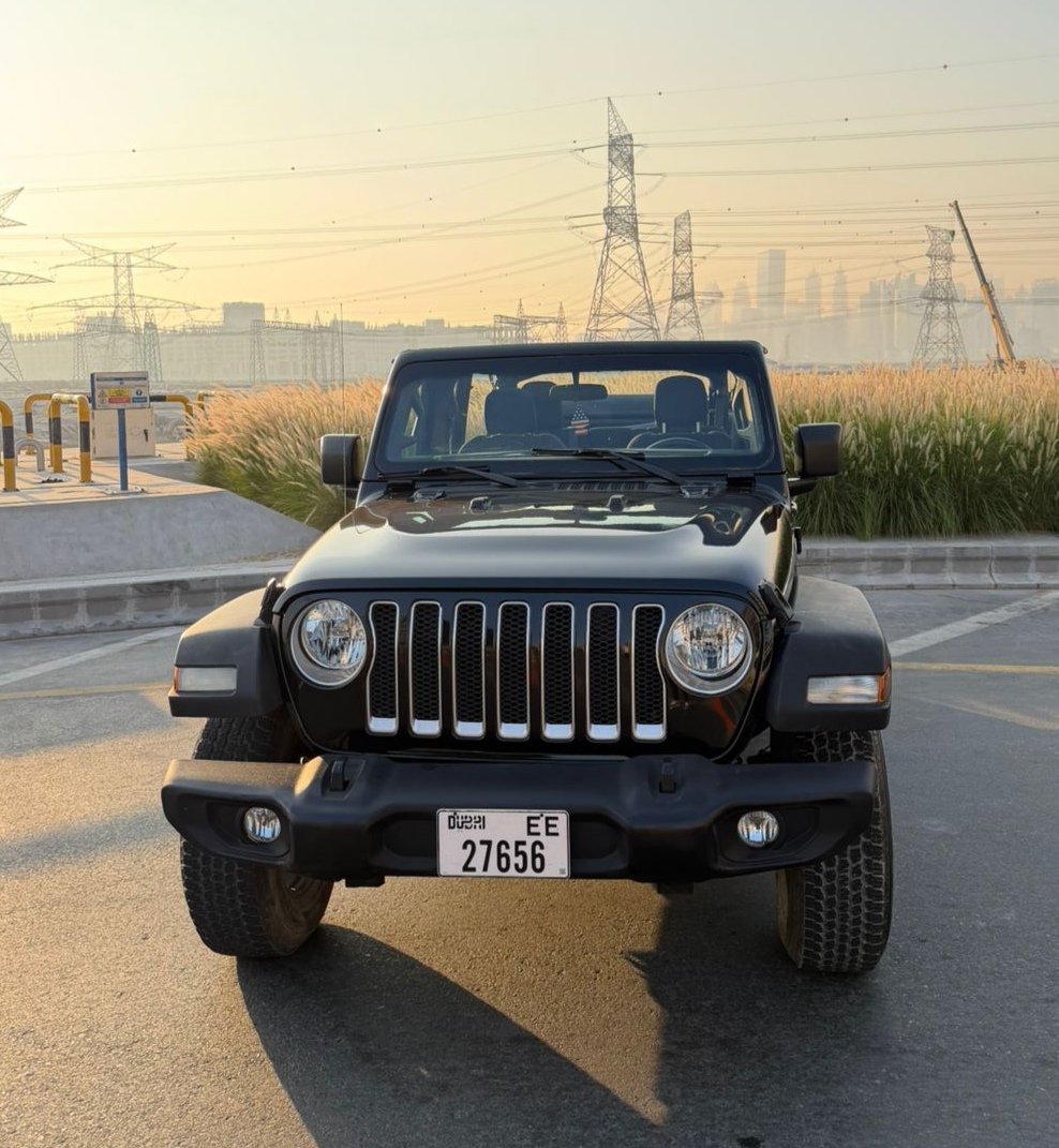 Rent Jeep Wrangler BLACK 2023 in Dubai , UAE 
