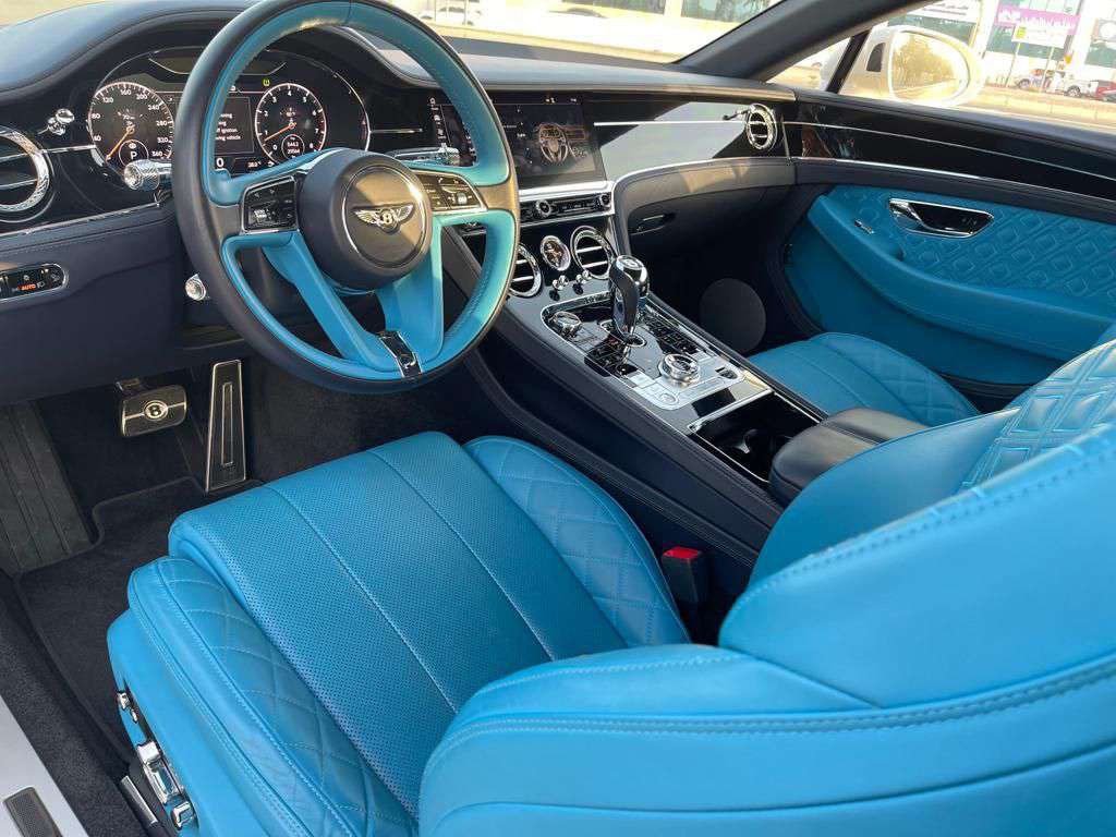 Rent Bentley Continental WHITE 2021 in Dubai , UAE 