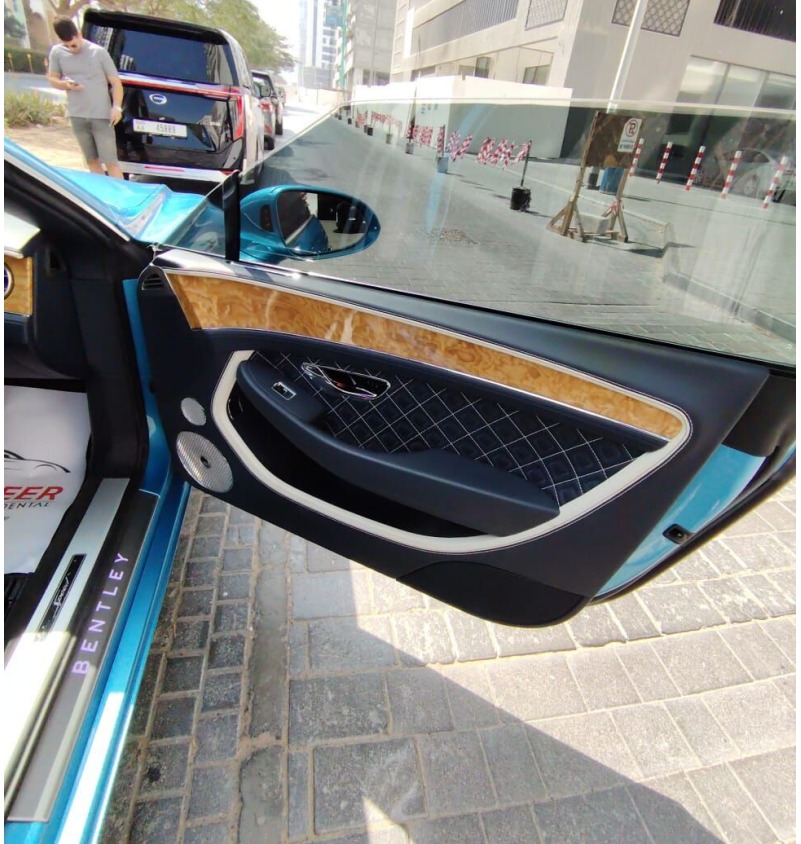 Rent Bentley Continental BLUE 2022 in Dubai , UAE 
