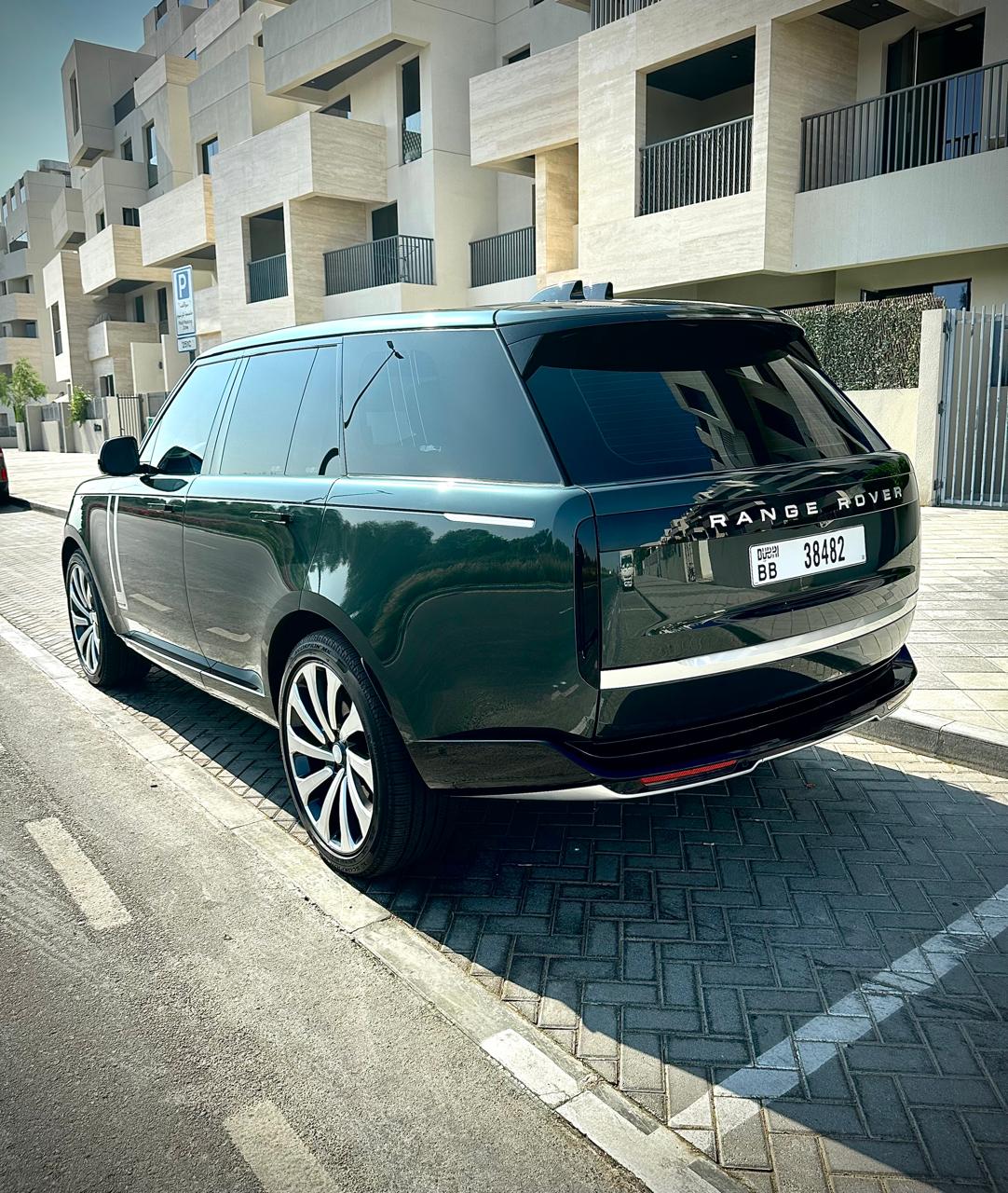 Rent Range-Rover Evoque GREEN 2025 in Dubai , UAE 