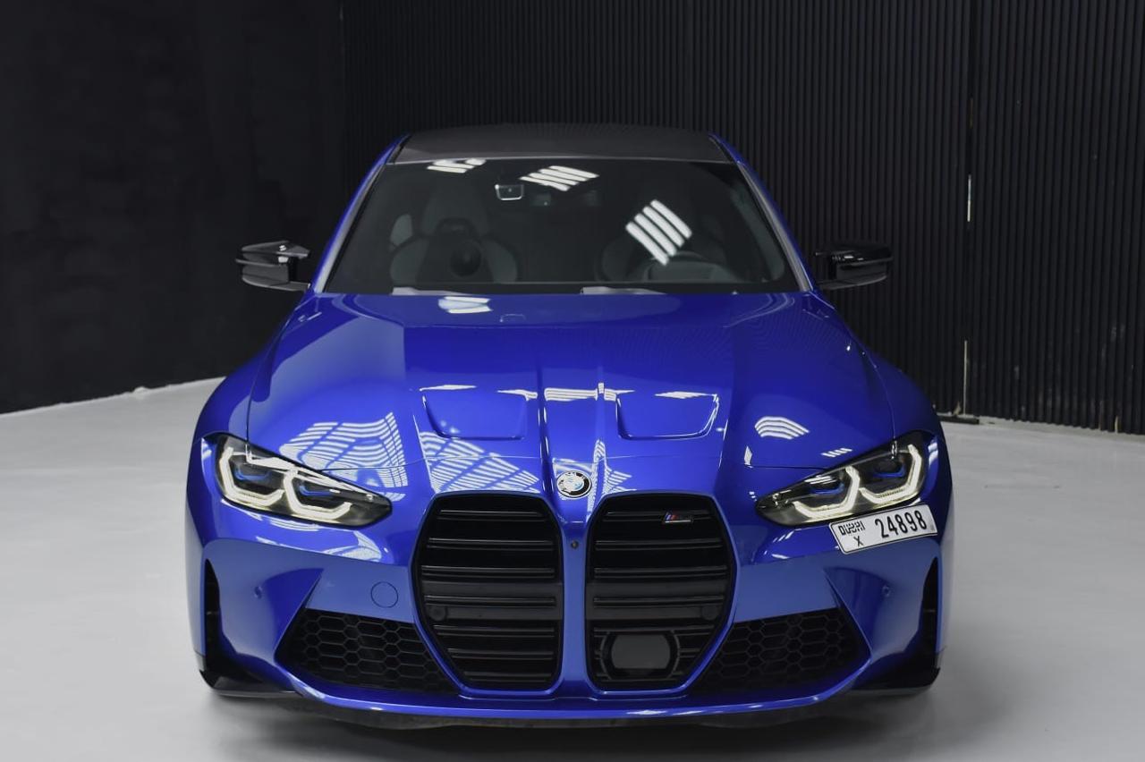 Rent Bmw Series m BLUE 2022 in Dubai , UAE 