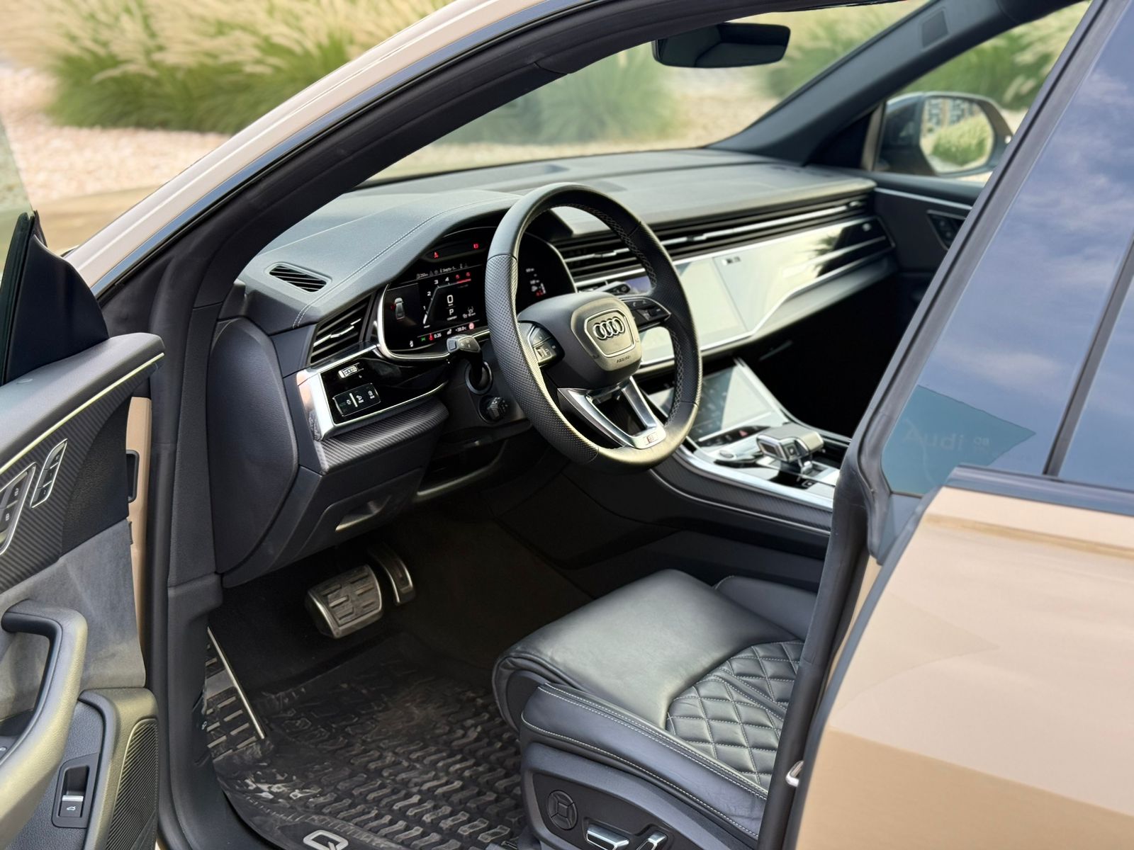 Rent Audi Q8 BEIGE 2023 in Dubai , UAE 