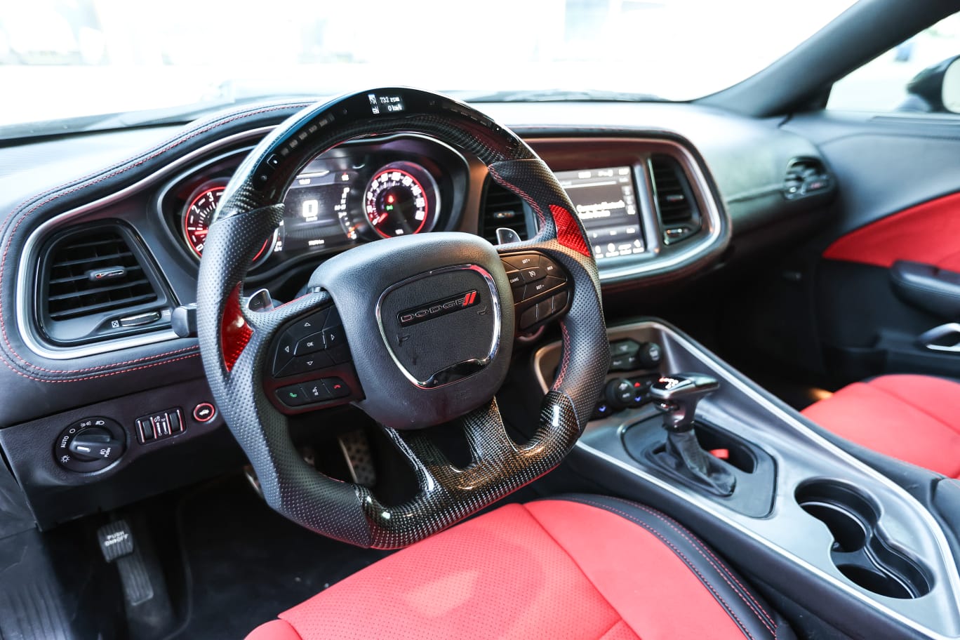Rent Dodge Challenger BLACK 2022 in Dubai , UAE 