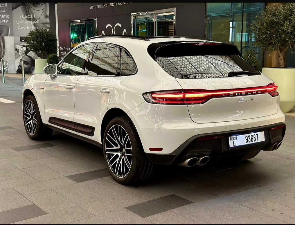 Rent Porsche Mecan WHITE 2023 in Dubai , UAE 