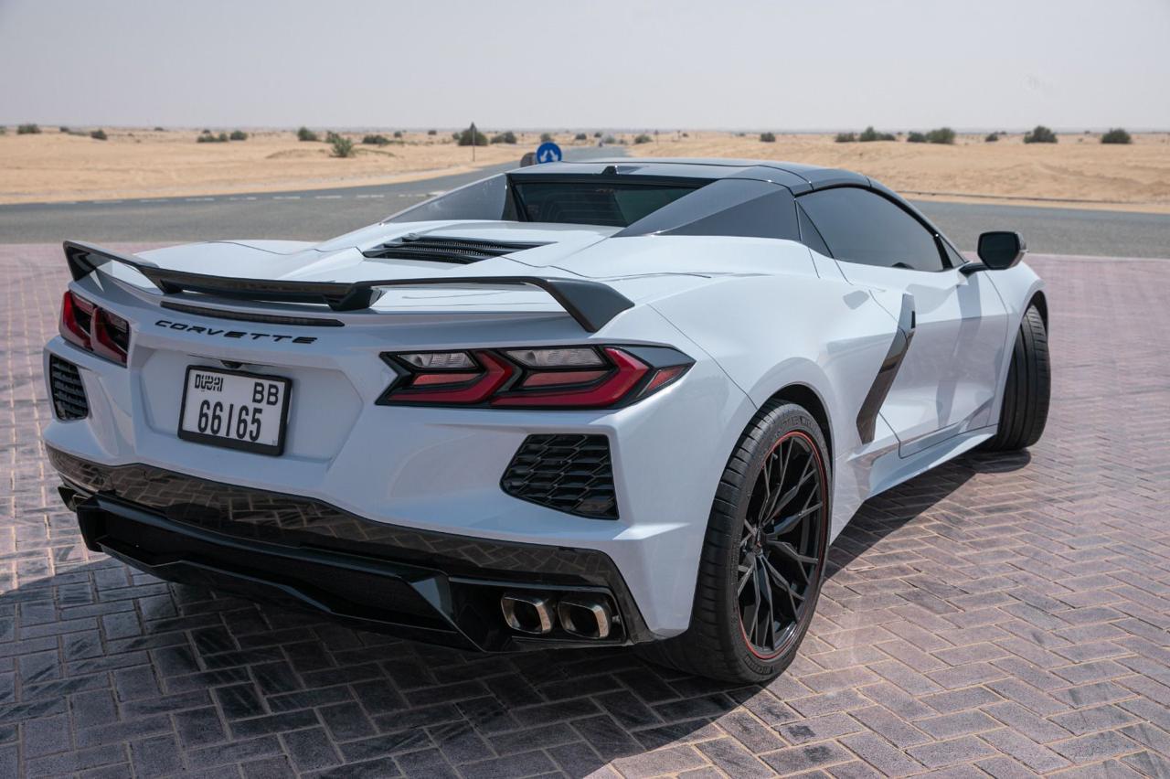 Rent Chevrolet Corvette BEIGE 2023 in Dubai , UAE 