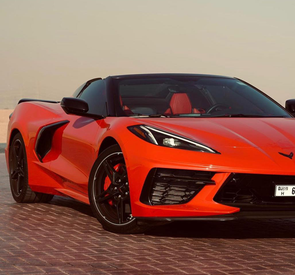 Rent Chevrolet Corvette RED 2023 in Dubai , UAE 