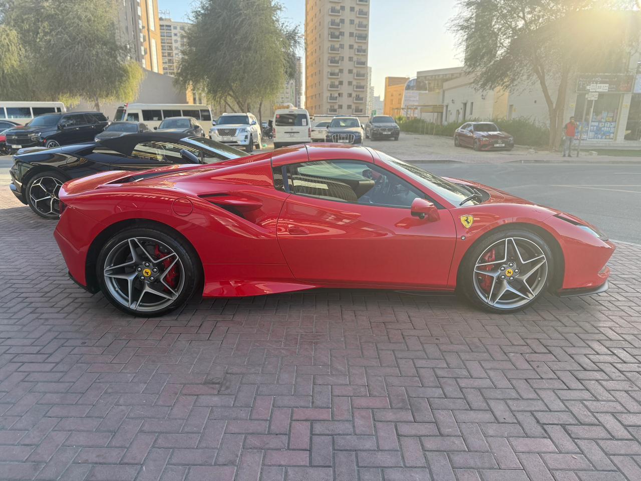 Rent Ferrari F8 RED 2023 in Dubai , UAE 