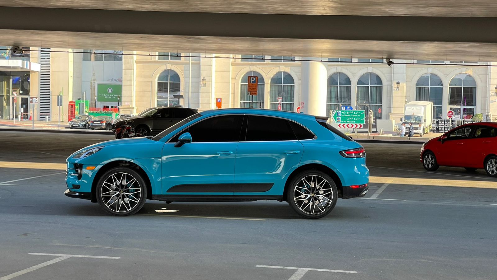 Rent Porsche Mecan BLUE 2023 in Dubai , UAE 