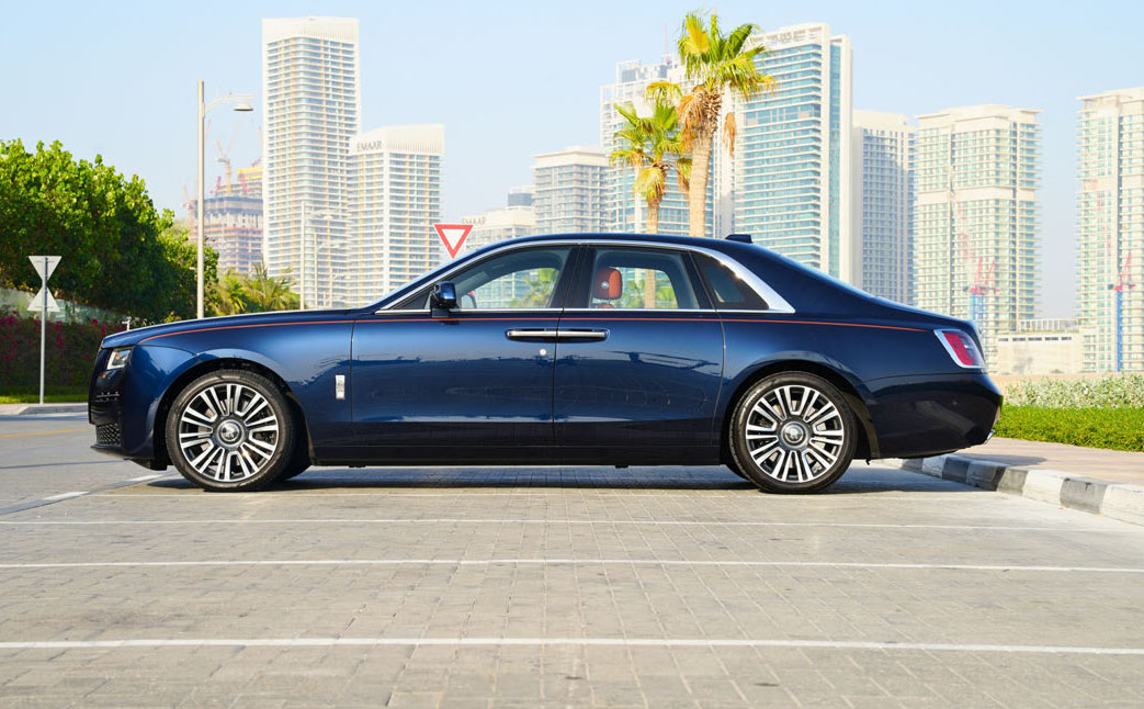 Rent Rolls-Royce Ghost BLUE 2023 in Dubai , UAE 