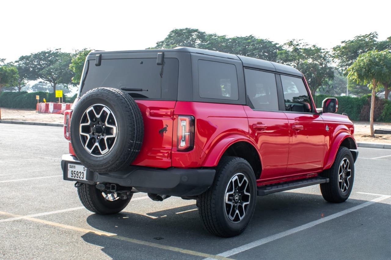 Rent Ford Bronco RED 2022 in Dubai , UAE 